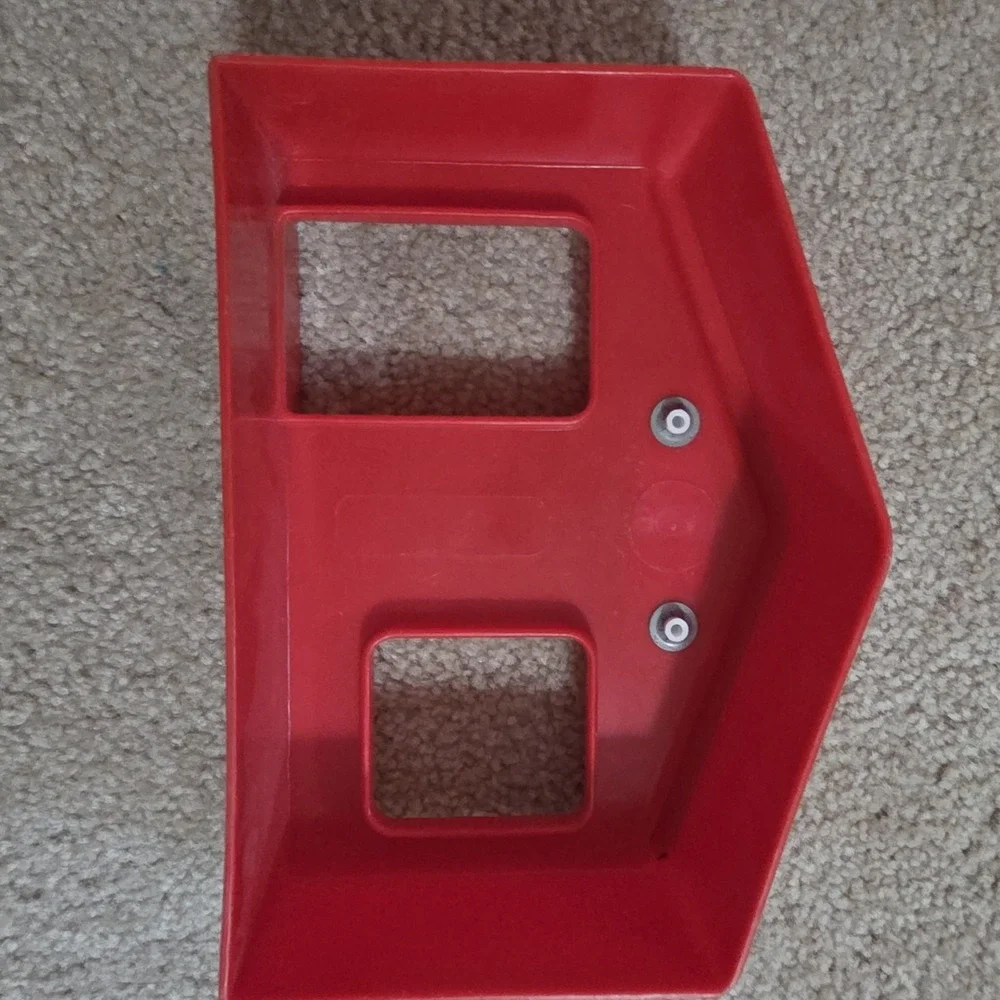 Vintage Little Tikes Red Railroad Station Building